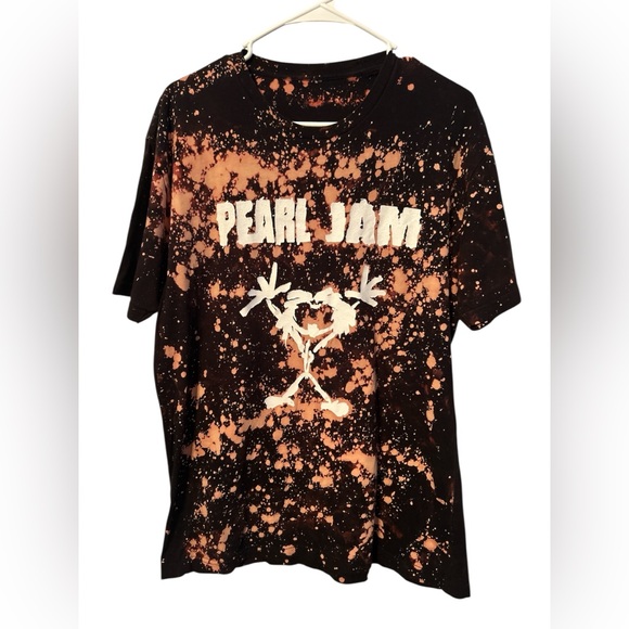 Pearl Jam Other - Pearl Jam Acid Washed Graphic T-Shirt Size Large